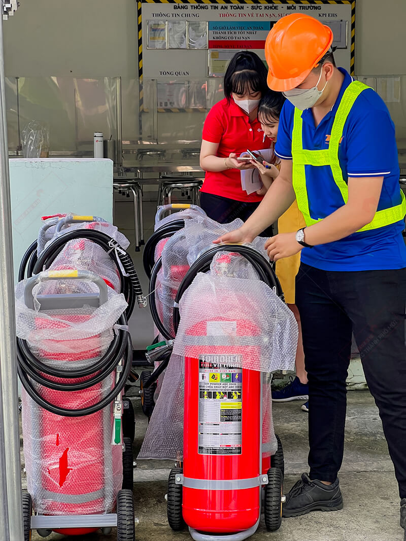 Mức phạt hành chính khi không tuân thủ quy định bình chữa cháy
